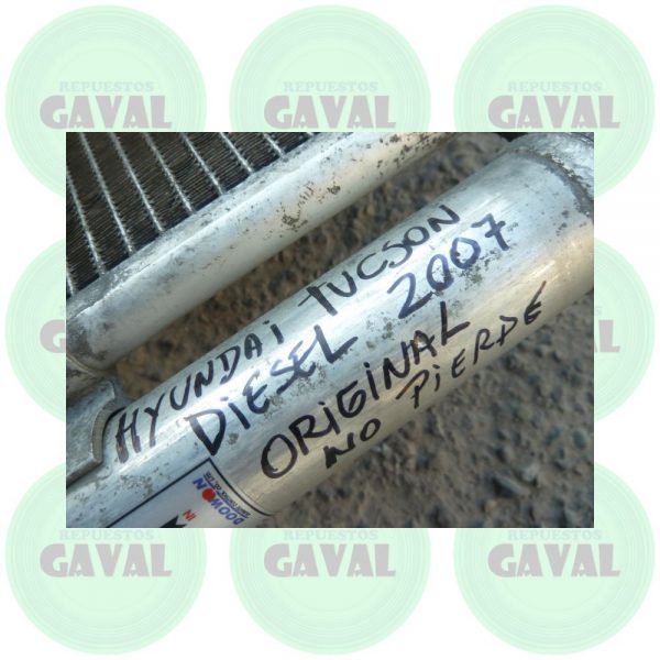 Radiador de Aire A/C Condensador Hyundai Tucson Diesel 2007 (Sólo detalles estéticos) - Imagen 3