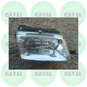 Optico Delantero Copiloto Halogeno Citroen Saxo 1997-1998 (usado)