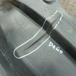 Guardafango suzuki sx4 2007 2013 delantero copiloto daños