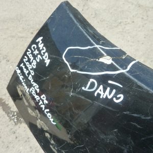 moldura de portalon mazda cx5 2018 2020 dañado