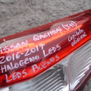 Foco trasero copiloto Qashqai j11 2016 halogeno/leds (quebrado)
