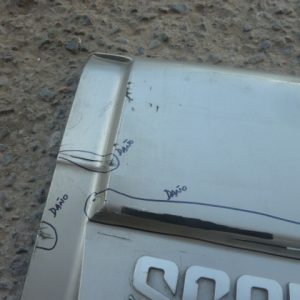 moldura puerta trasera chofer mahindra scorpio 2011 2017 daños
