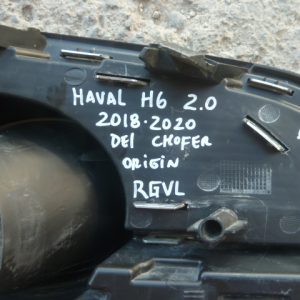 moldura bisel tapa parachoque chofer haval h6 2018 2020 daños