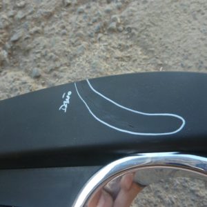 moldura bisel tapa parachoq chofer brilliance v3 2013 2016 daños