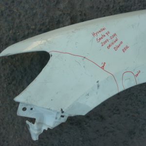 tapabarro hyundai santa fe 2007 2011 delantero chofer daños