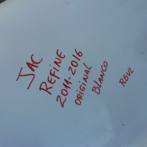 tapabarro jac refine 2011 2016 delantero chofer daños