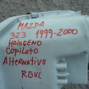 Optico mazda 323 1999 2000 alternativo copiloto halógeno detalle