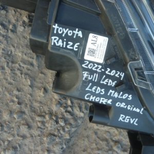 optico toyota raize 2022 2024 del chofer full leds daños leds malos