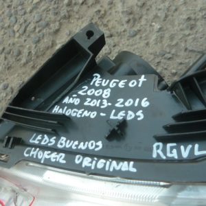 optico peugeot 2008 – 2013 2016 chofer halogeno/leds daños