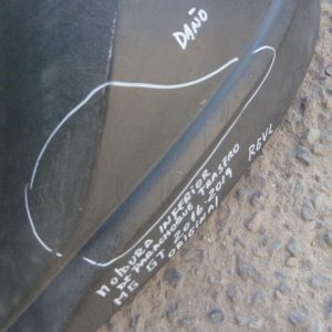 parachoque mg gt mggt 2016 2019 moldura inferior trasera daños