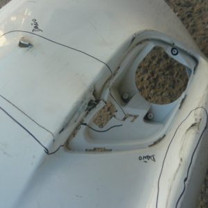 parachoque chevrolet sail 2018 2019 delantero original daños