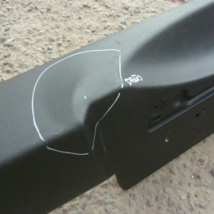 parachoque trasero jeep wrangler 2007 2016 original daños