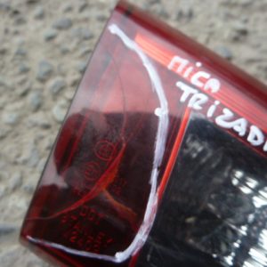 foco portalon mazda cx3 2017 2022 trasero chofer original daño