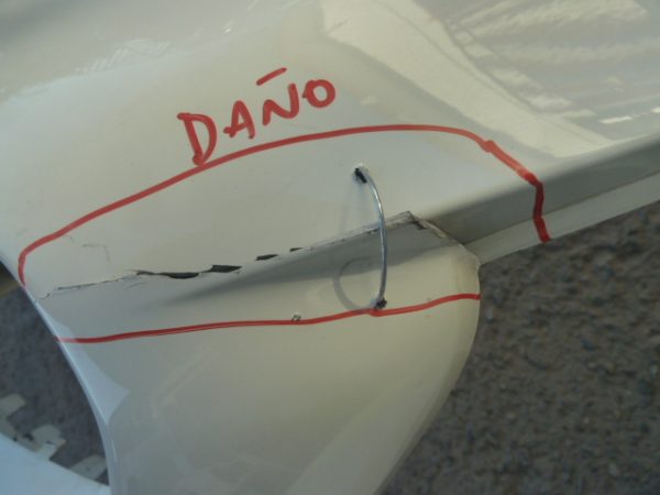 parachoque mb cla200 2017 2018 delantera original daños - Imagen 5
