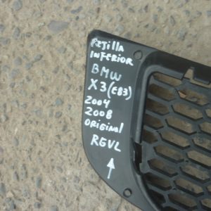 rejilla de parachoque bmw x3 e83 2004 2005 original daños