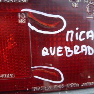 foco montero v6 3.5 1998 1999 de parachoque trasero copiloto daños