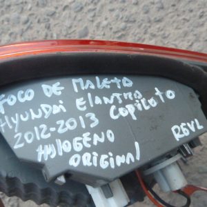 foco hyundai elantra 2012 2013 maleta trasero copiloto daño