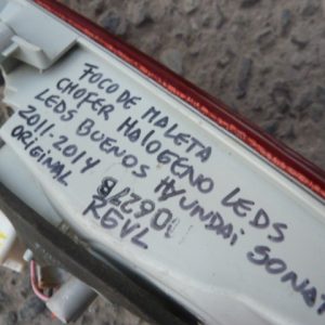 foco sonata 2011 2014 de maleta trasero chofer halog/leds usado
