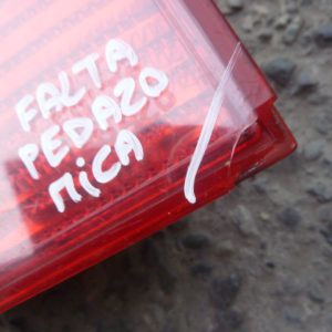 foco volkswagen passat sedan 2001 2004 trasero copiloto daños