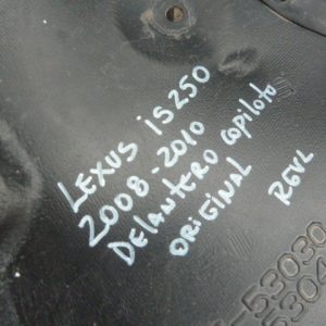 Guardafango lexus is250 2008 2010 delantero copiloto daños