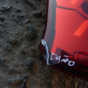 foco dfm h30 cross leds 2014 2017 superior trasero chofer daños