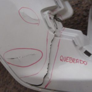 parachoque renault kwit 2017 2021 delantero original daños