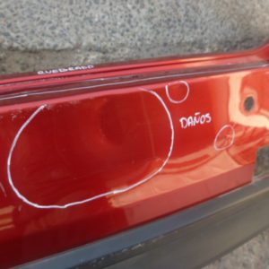 parachoque mazda cx3 2018 2021 trasero original daños