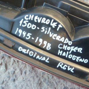 foco chevrolet silverado 1995 1996 1997 1998 trasero chofer daño