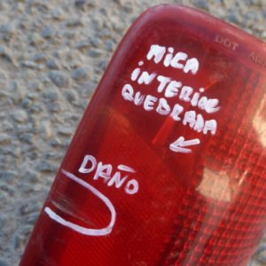 foco chevrolet blazer 1995 2002 trasero chofer daños