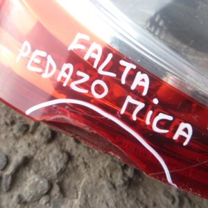 foco clio hatchback 5puertas 2012 2013 trasero chofer daños