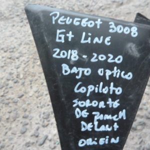 mensula soporte peugeot 3008 gt line 2018 2020 bajo optico copiloto