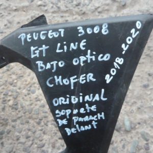 mensula soporte peugeot 3008 gt line 2018 2020 bajo optico chofer