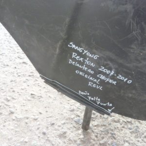 Guardafango ssangyong rexton 2007 2010 delant chofer quebrado