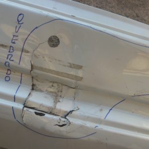 parachoque suzuki ertiga 2020 2022 trasero original daños