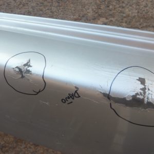 parachoque carens 2008 2012 trasero original daños