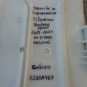 deposito limpiaparabrisa montero sport 2019 2021 daños