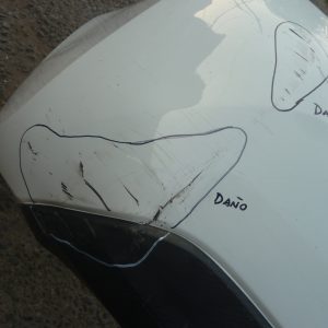 parachoque toyota corolla sedan 2015 2018 trasero daños