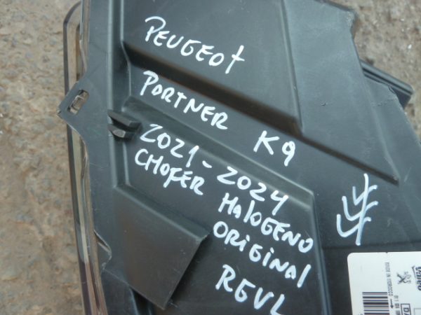optico peugeot partner k9 2021 2024 chofer halógeno - quebrado - Imagen 7