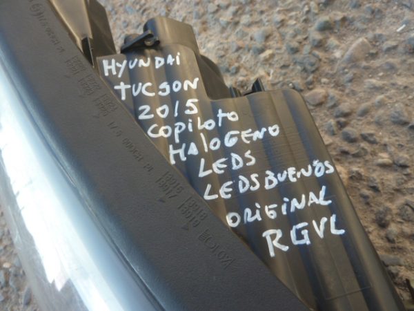 optico hyundai tucson 2015 copiloto halógeno/leds  - dañado - Imagen 3