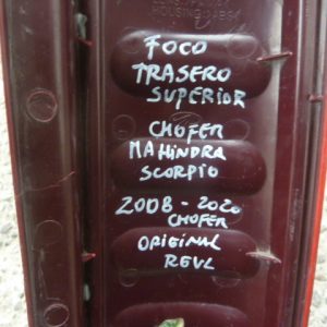foco superior mahindra scorpio 2008 2020 trasero chofer