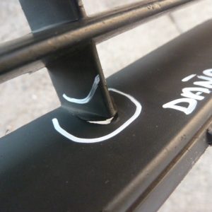 rejilla de parachoque kia cerato 2017 2018 – daños