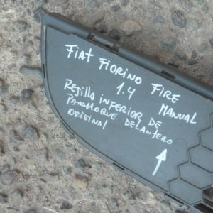 Rejilla de parachoque fiorino fire 1.4 2015 2018 manual