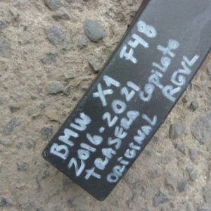 moldura paso rueda bmw x1 f48 2016 2020 trasera copiloto daños