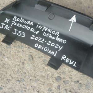 moldura de parachoque jac js3 2022 2024 inferior