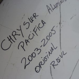 capot chrysler pacifica 2003 2005 original abollado