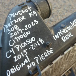 Radiador intercooler partner k9 – 308 2019 2023 (no pierde)