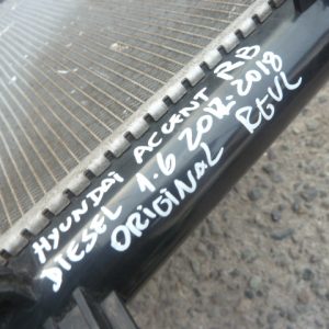 Radiador de agua motor hyundai accent rb 2014 2018 (no pierde)