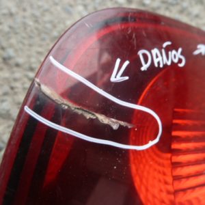 foco vw touareg 2008 2009 trasero de portalon copiloto – daños