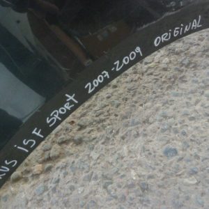 parachoque lexus is f sport 2007 2008 2009 delantero – daños