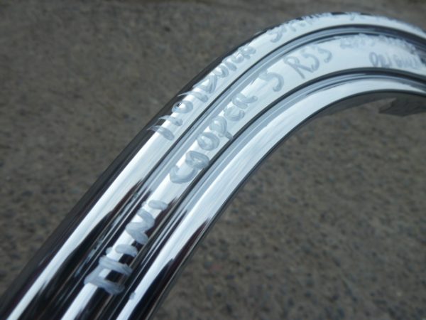 moldura bisel cromado de mascara mini cooper s r53 2003 2006 - Imagen 2